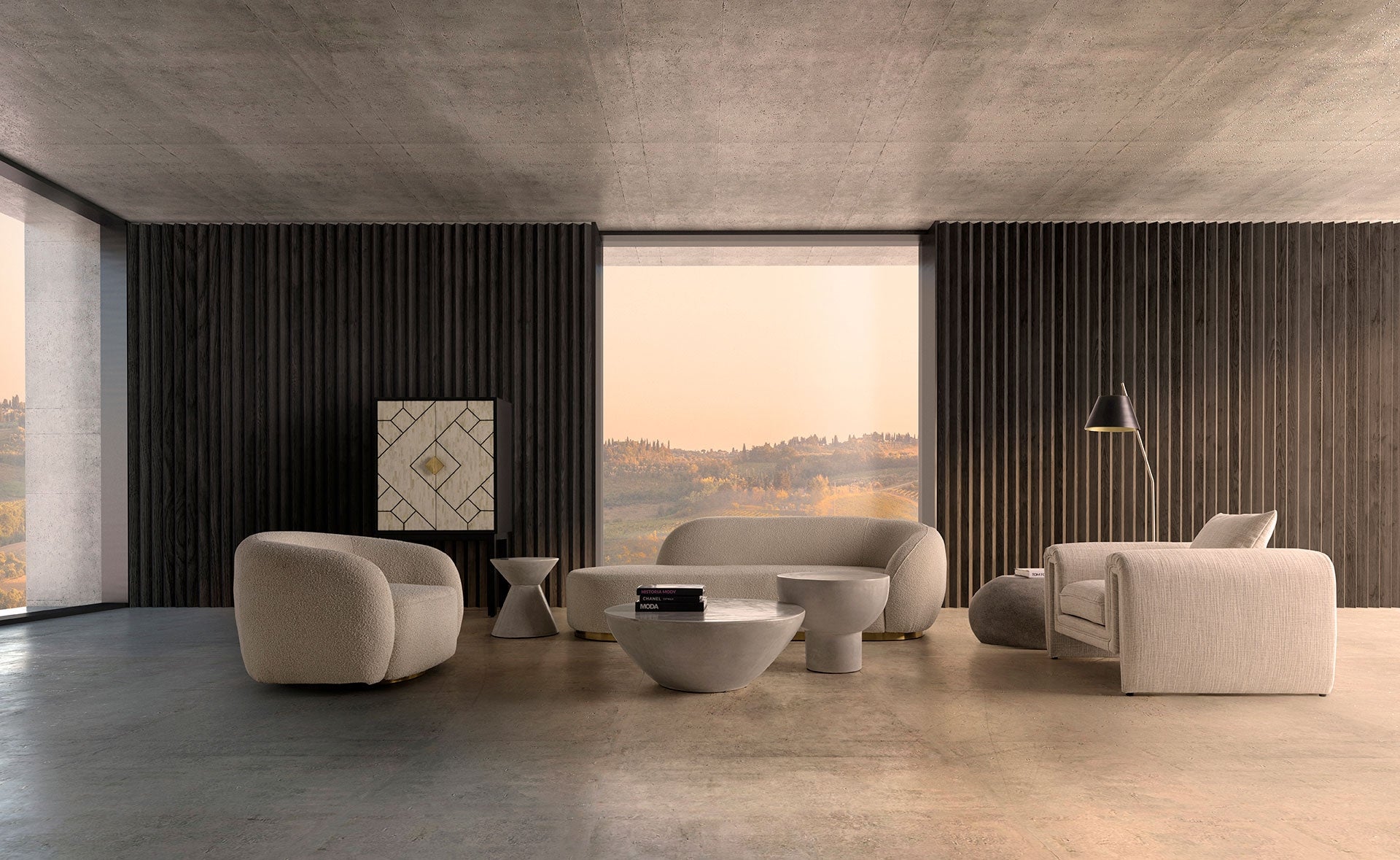 TELFS Gray Coffee Table