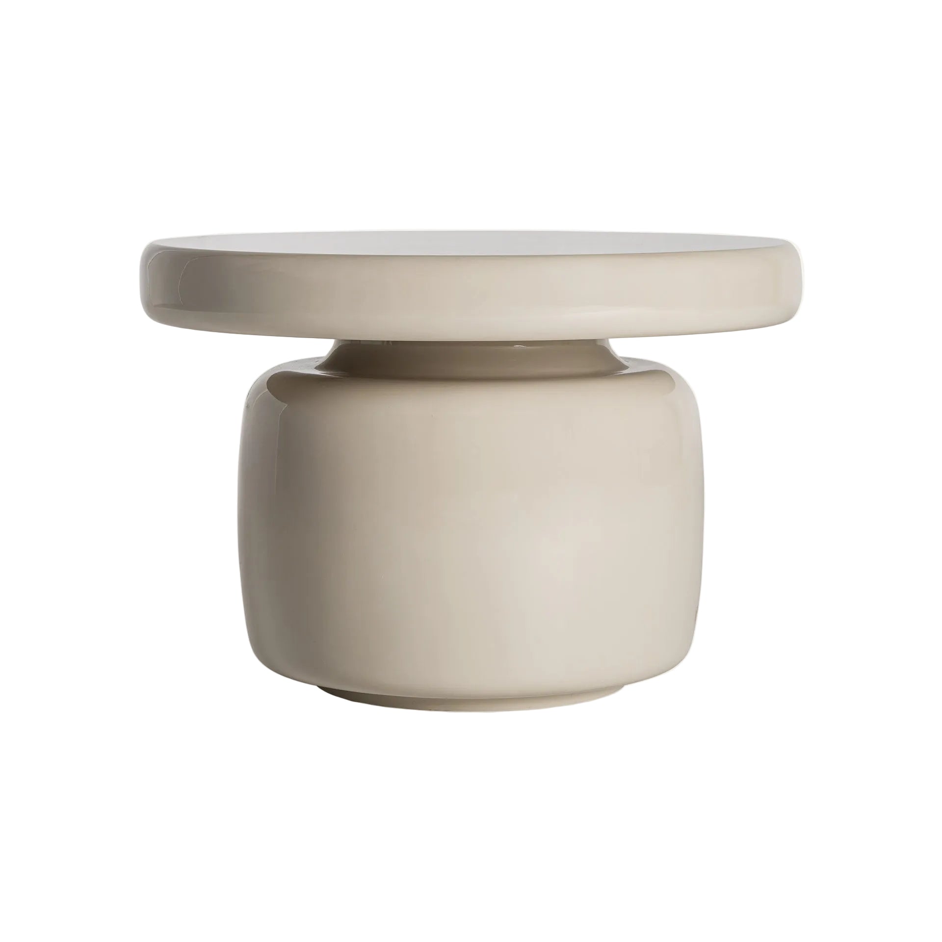 ZORBIG Coffee Table in Broken White