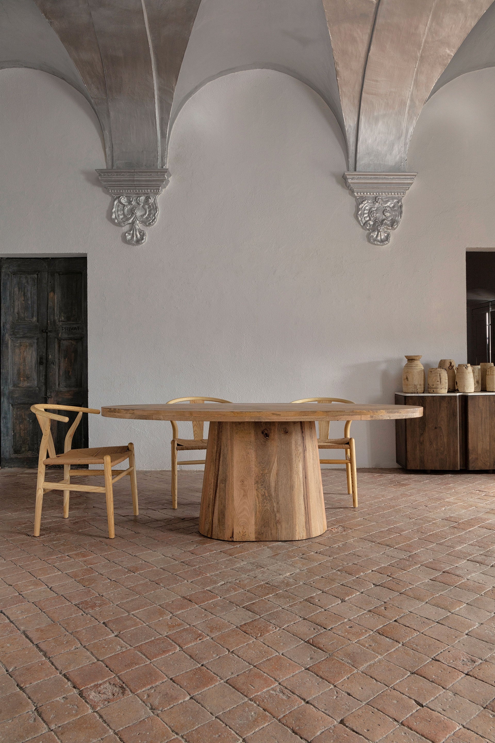 Oval Table MERSCH Mango Wood
