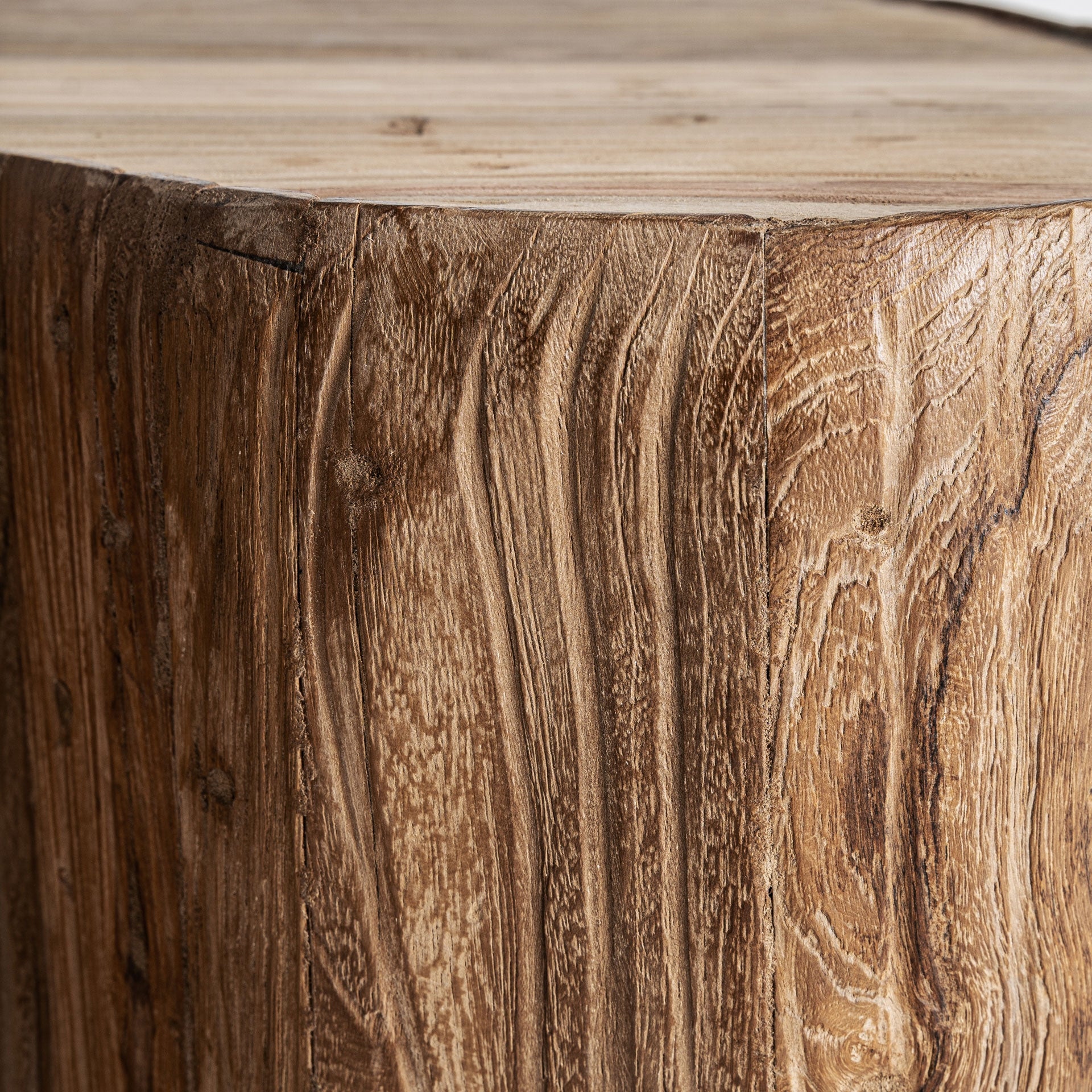 Kaffeetisch ERLOY aus recyceltem Teakholz