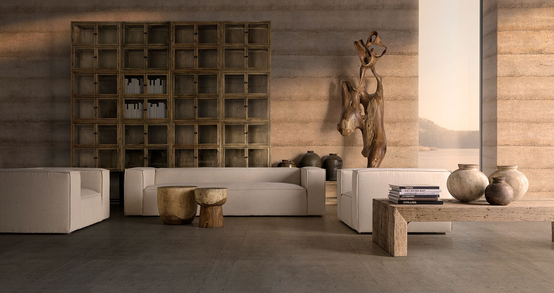 SAMSUN Coffee Table Recycled Wood