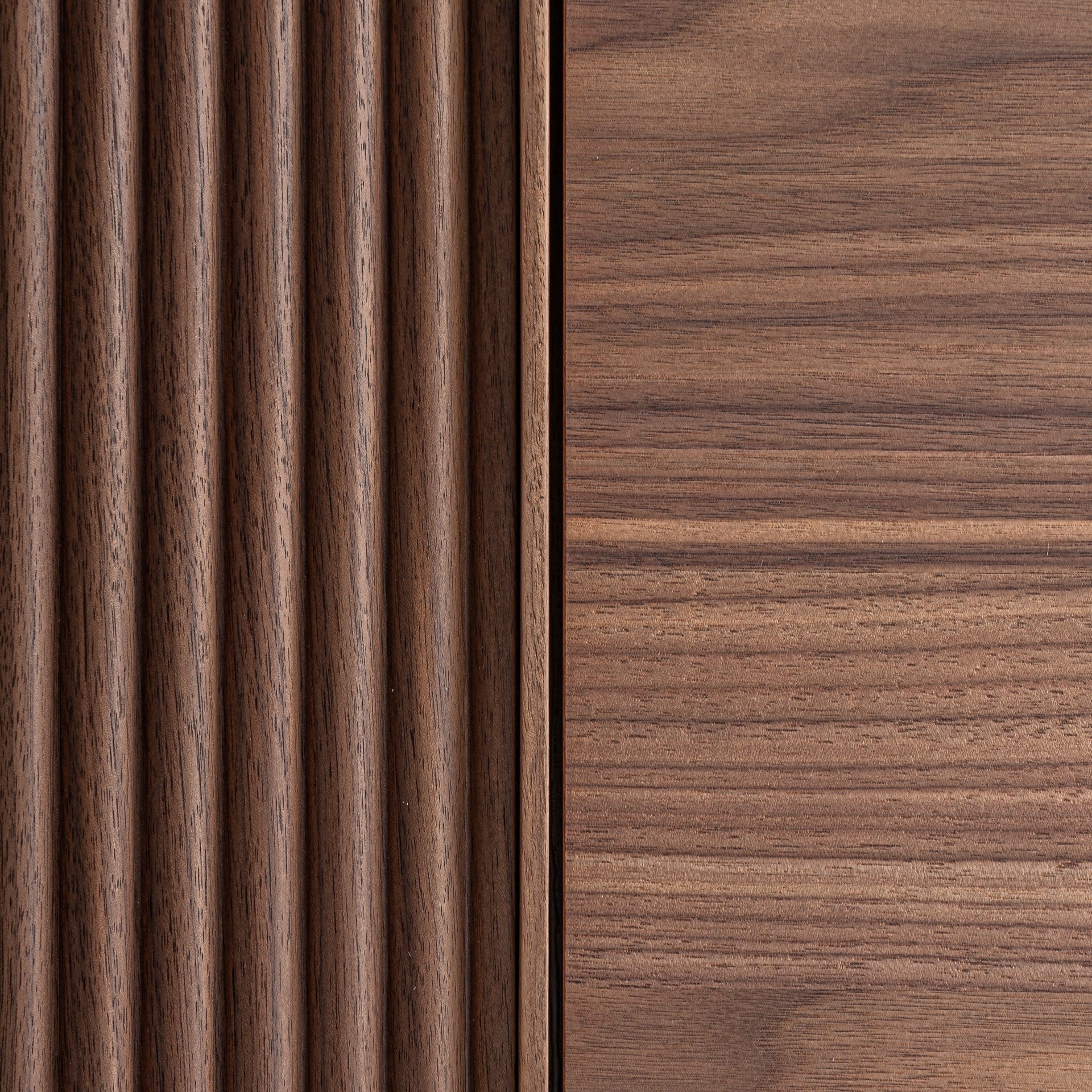 AISBY TV Stand in Ash Wood with Glass Top