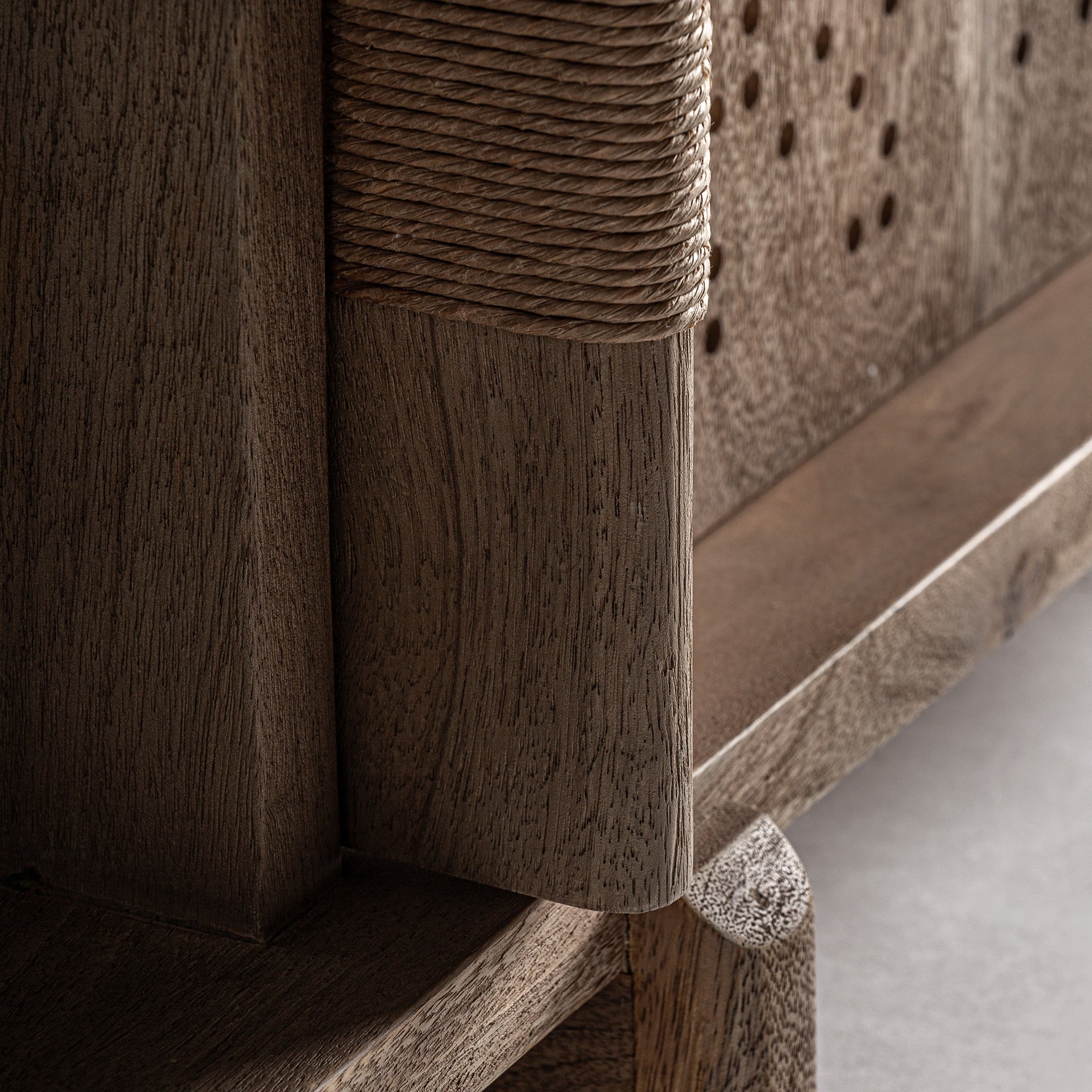 Szafka RTV JACQUARD drewno mango