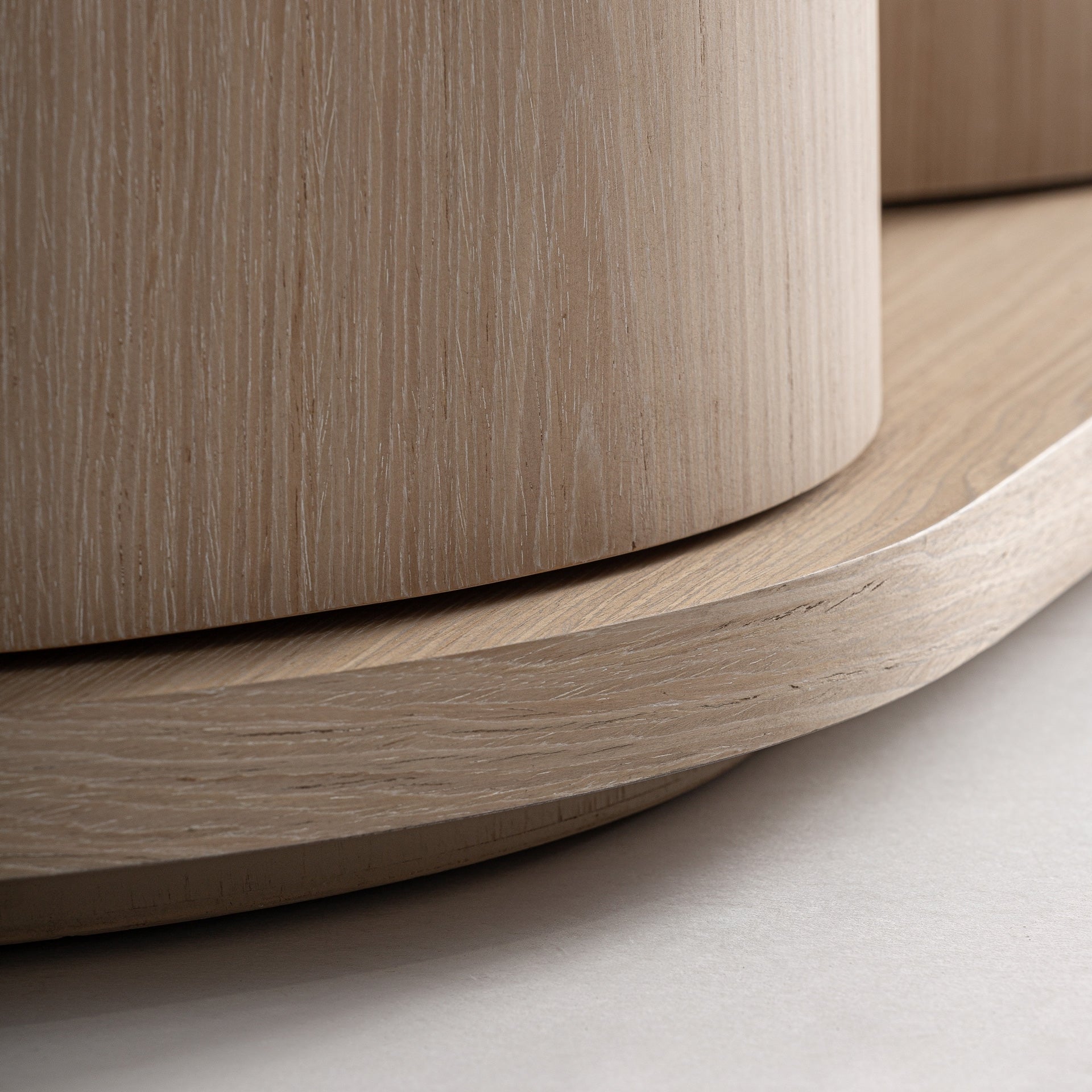 TV Cabinet KHARJ oak wood [Amelia]