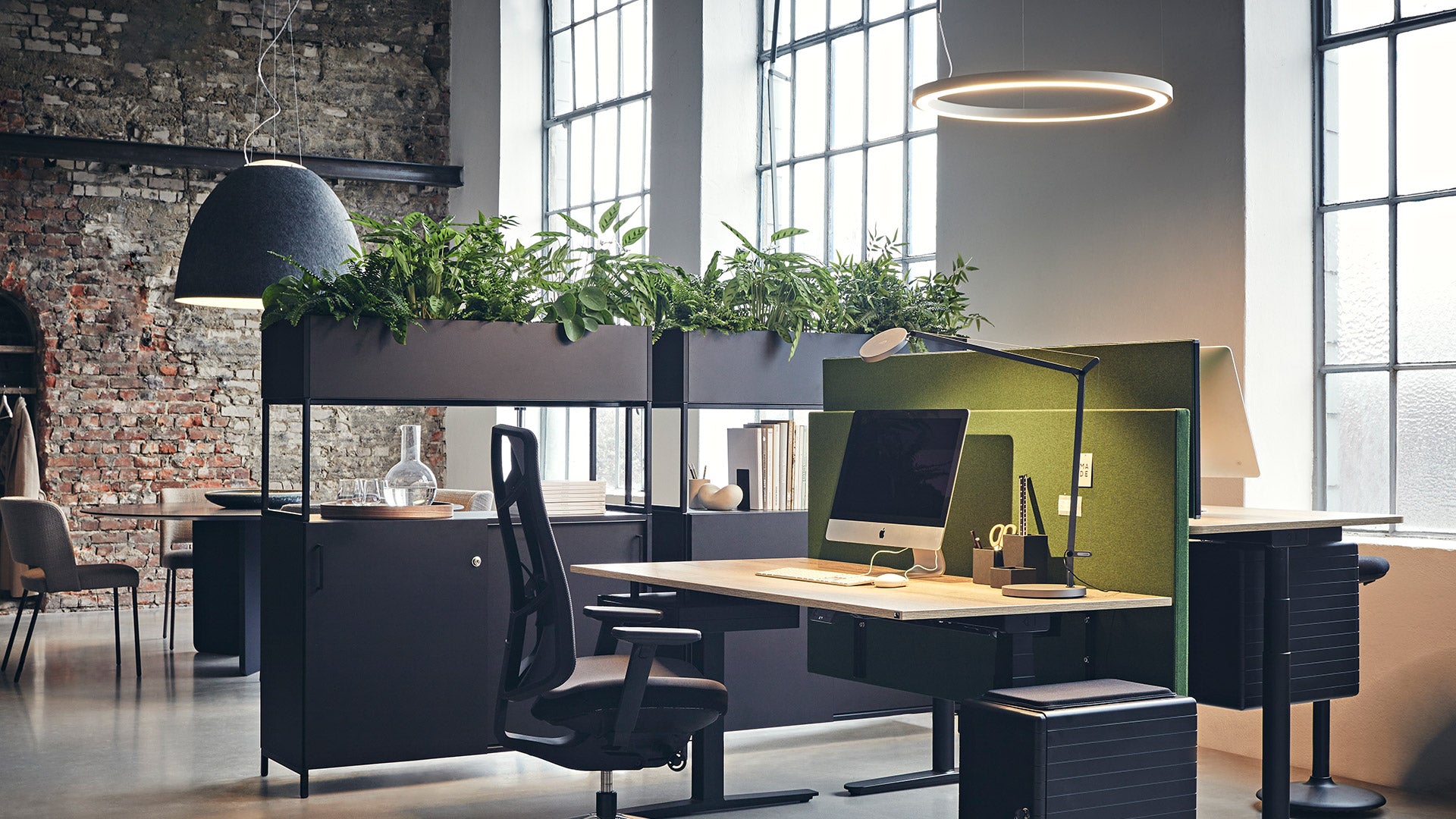 NUR ACOUSTIC pendant lamp white