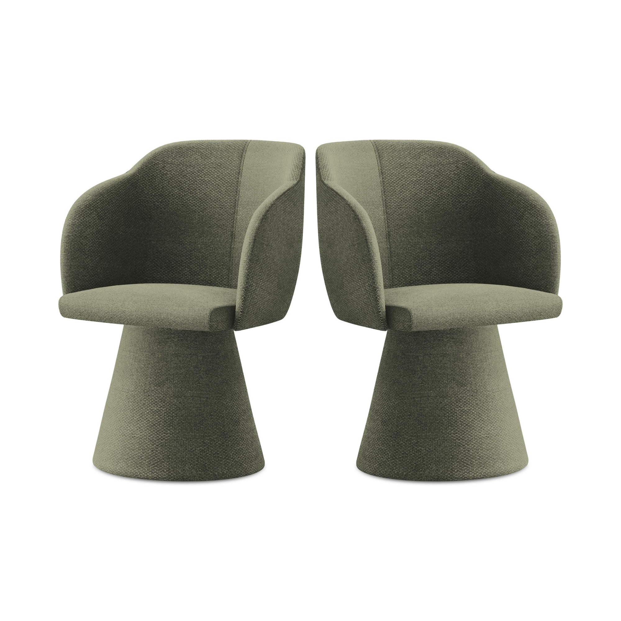 Krzesło KANOA oliwkowy boucle