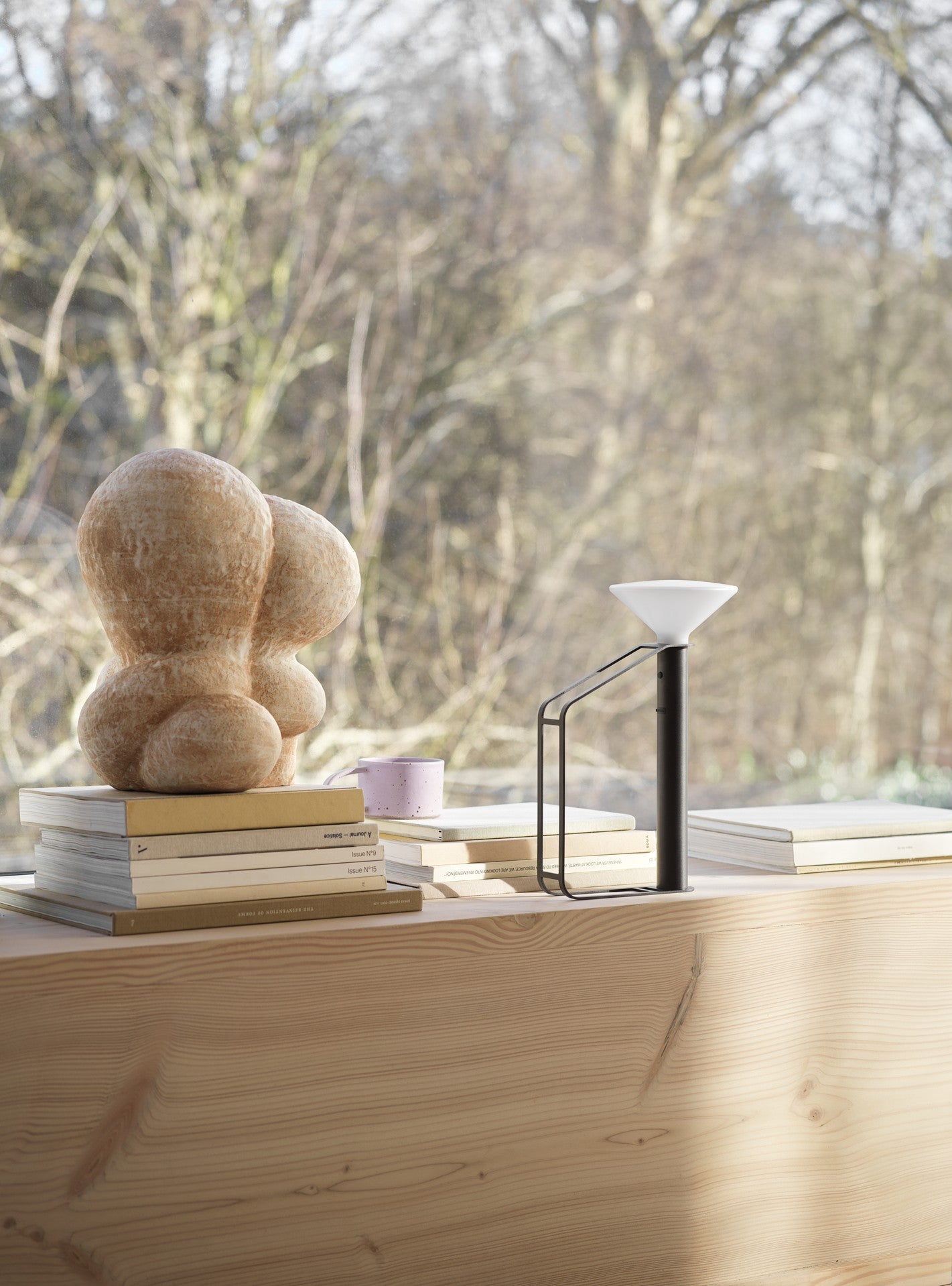 Tragbare Außenlampe PITON schwarz