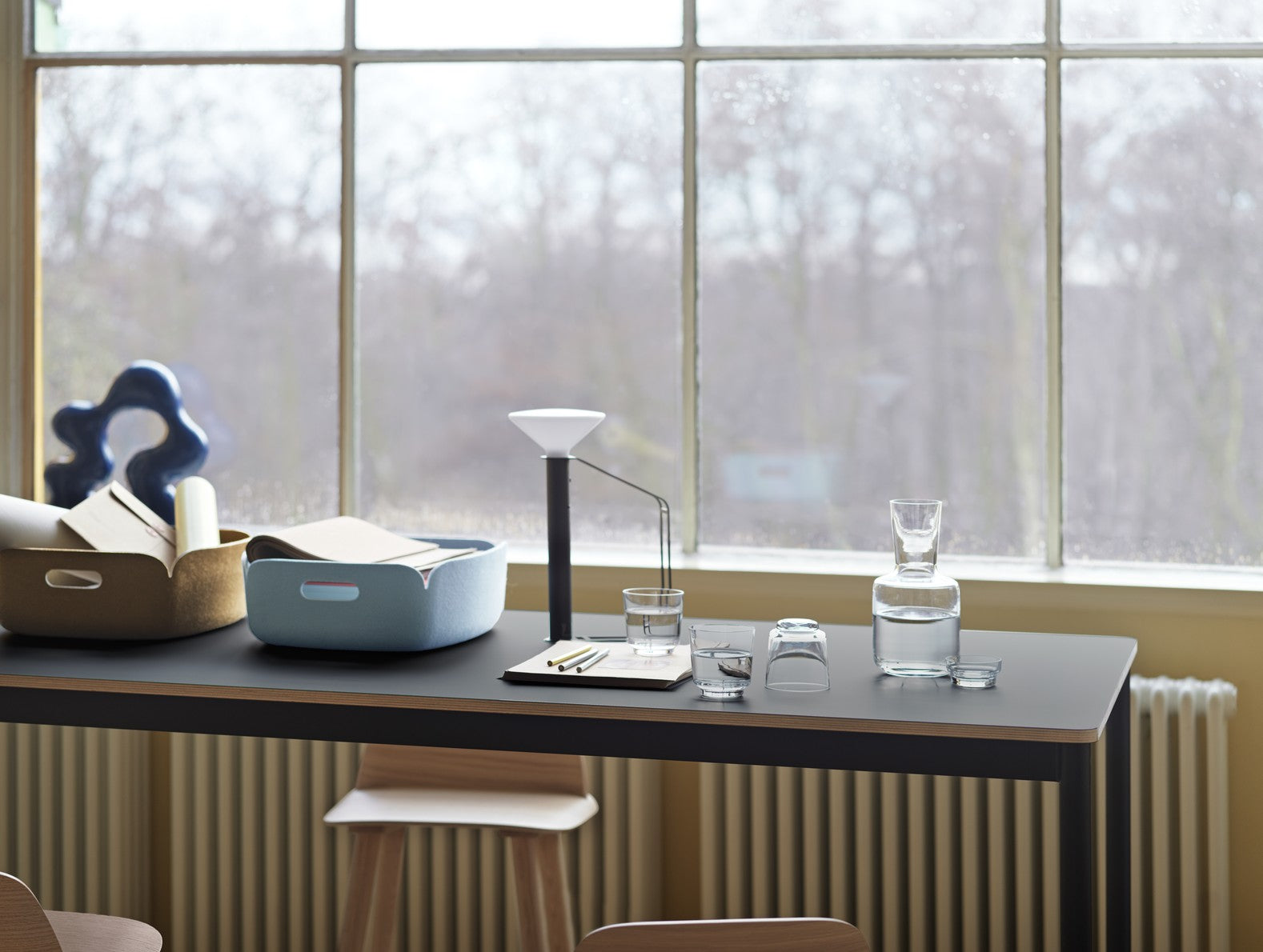 Tragbare Außenlampe PITON schwarz