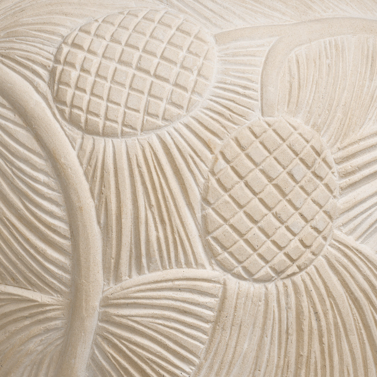 Außenblumentopf YASMINE cremefarben