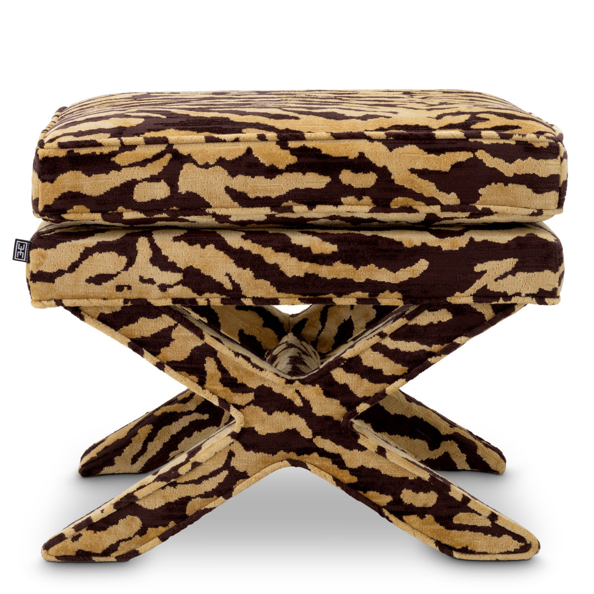 Taboret CORDOBA brązowy tygrys