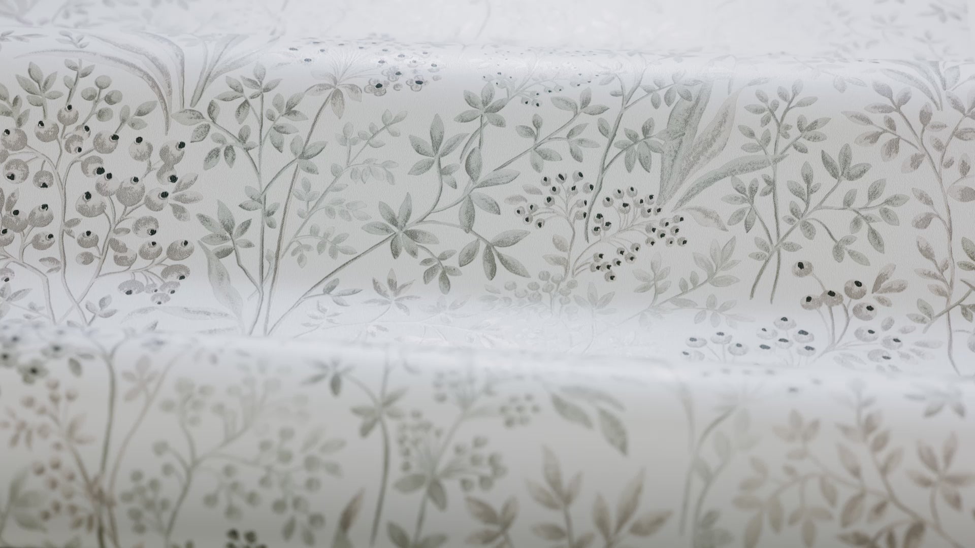 Tapeta flizelinowa papierowa z roślinnym wzorem NOCTURNE jasnoszary