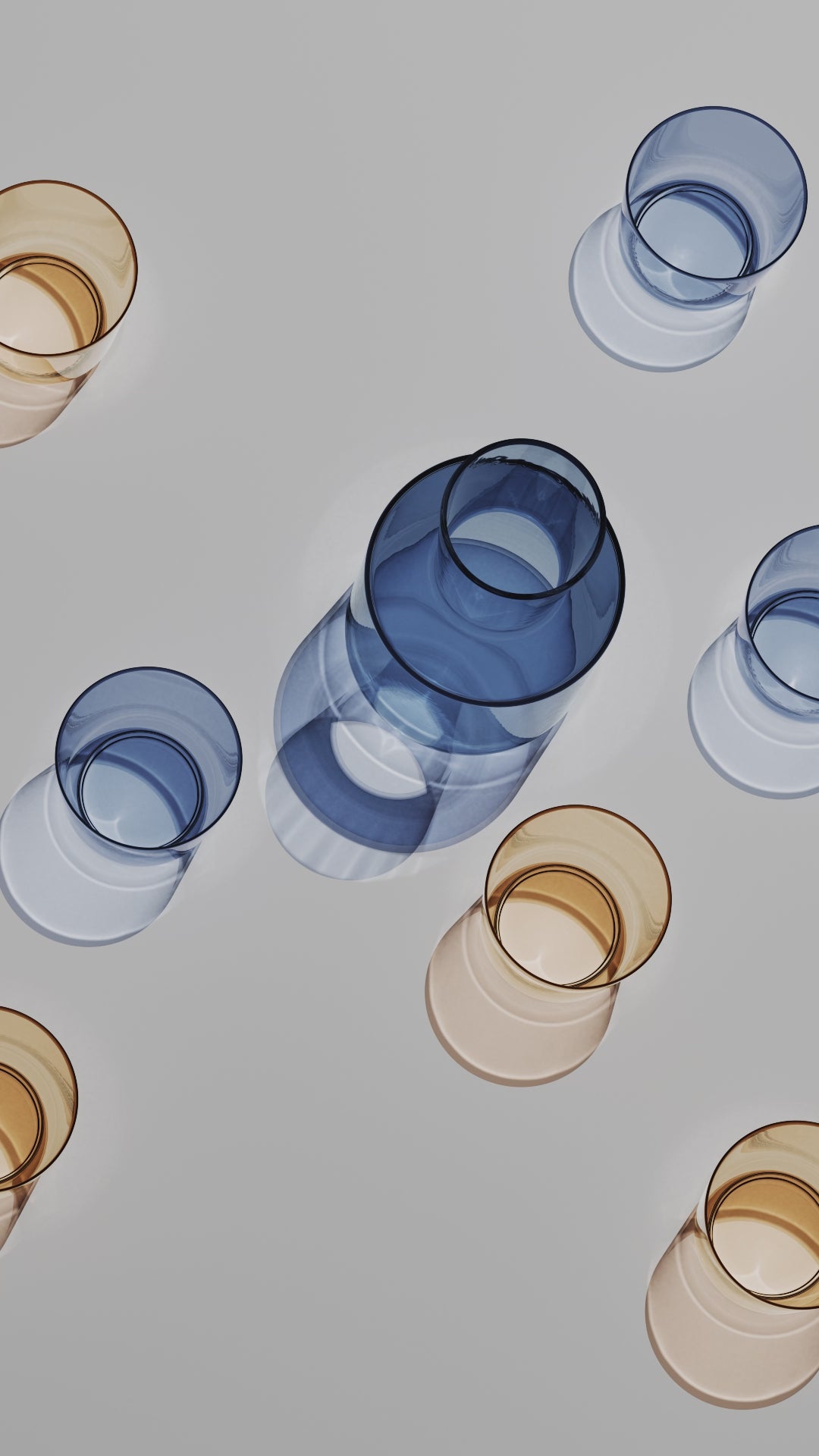 Karafka RAISE in Bernsteinfarbe