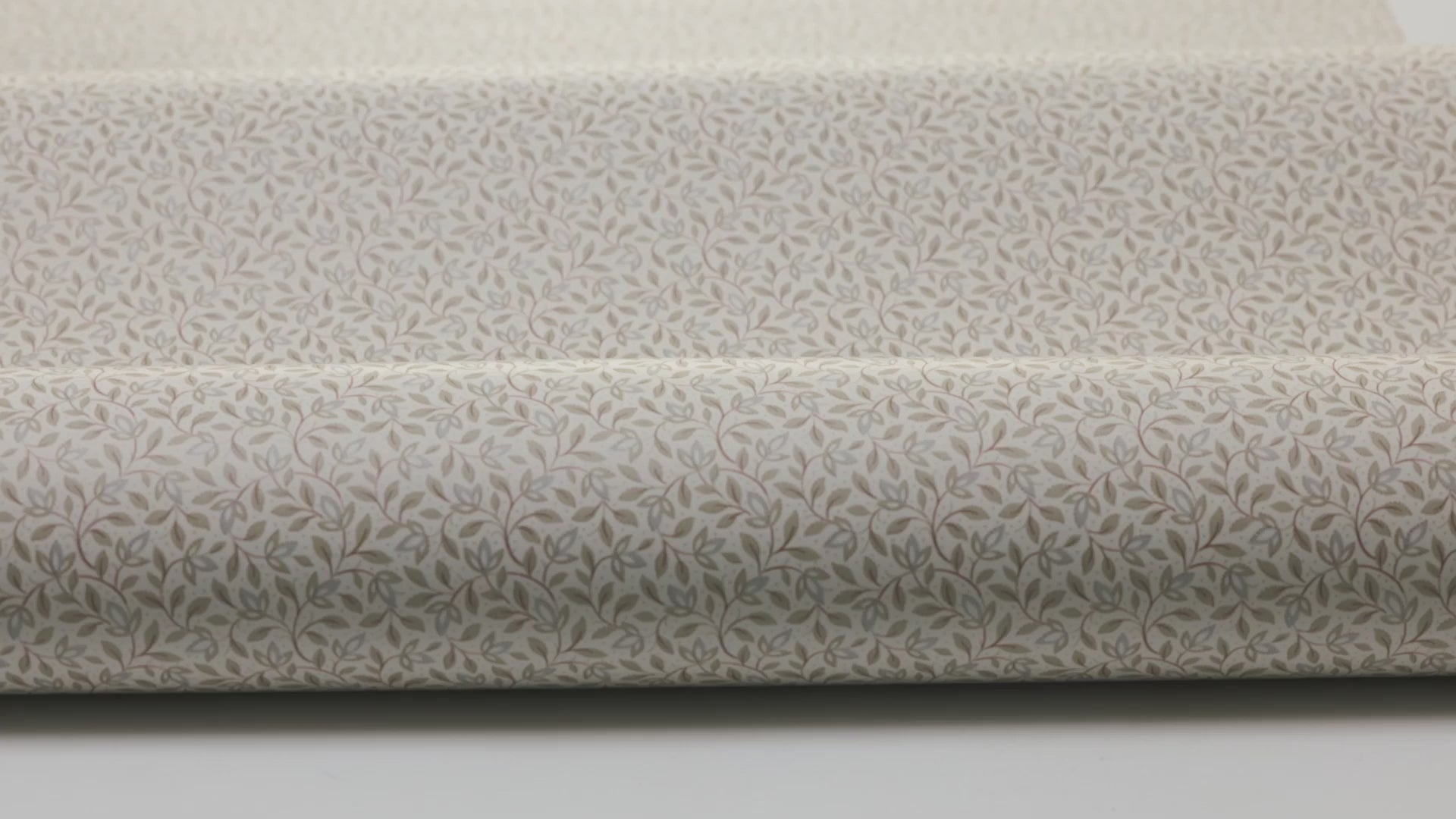 Tapeta z motywem roślinnym IDA beżowy z białym