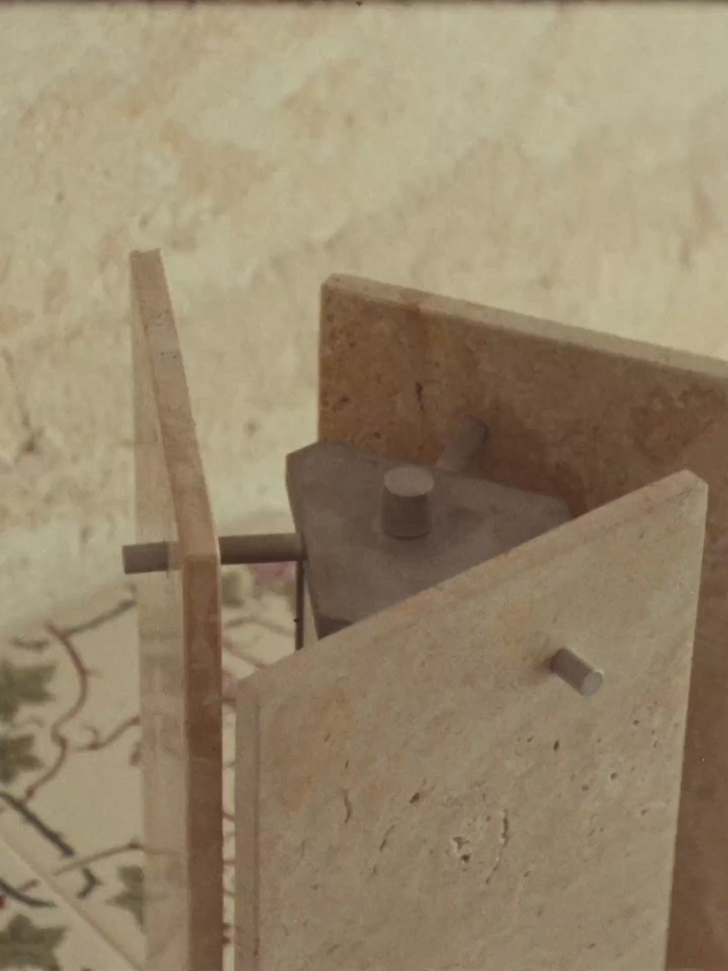 OESTE travertine table lamp