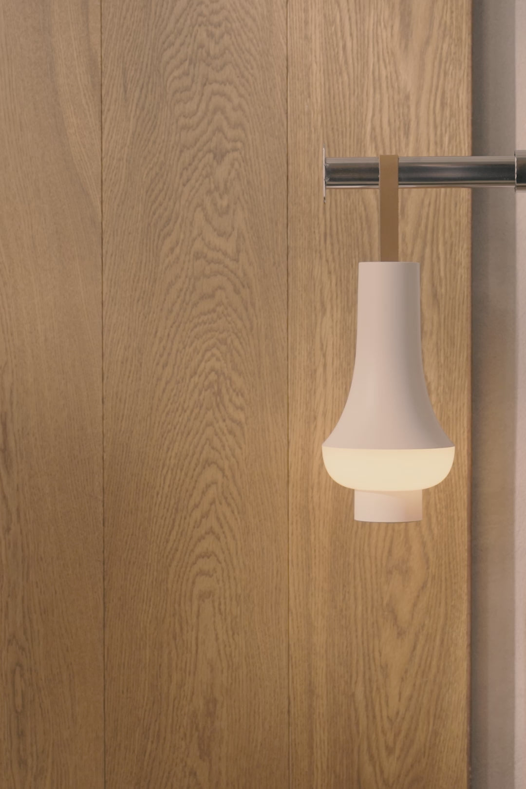 Portable lamp TOMOSHI dark brown