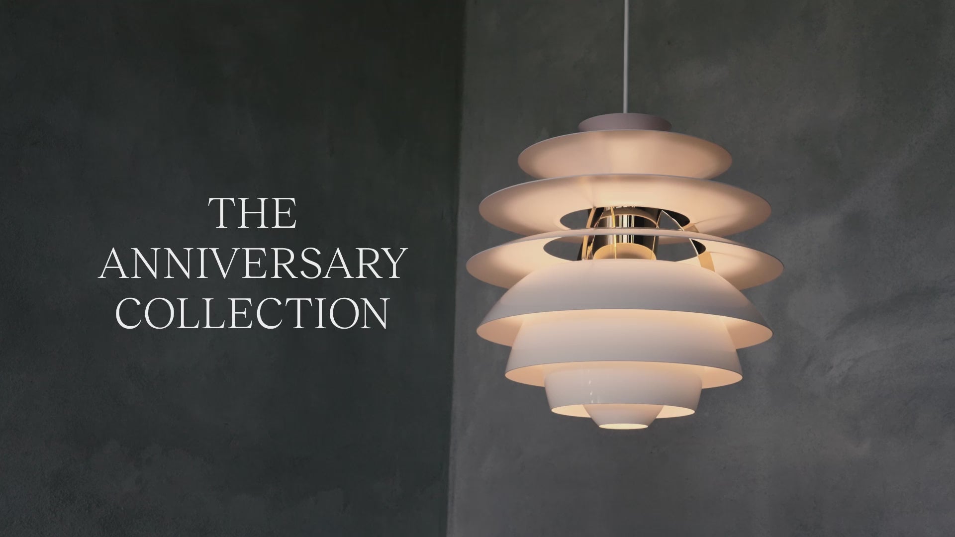 PH SNOWBALL pendant lamp dirty blue with brass finish