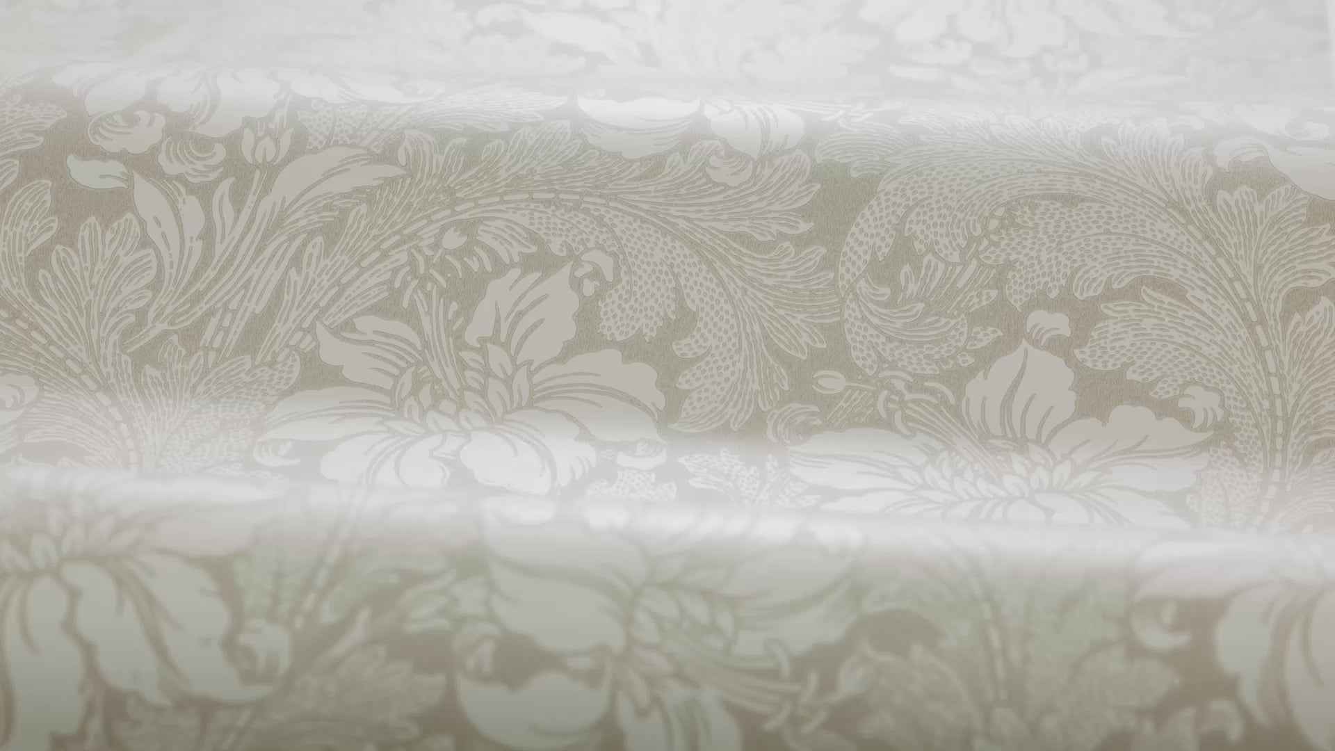 Tapeta flizelinowa papierowa z roślinnym wzorem ACANTHUS beżowy