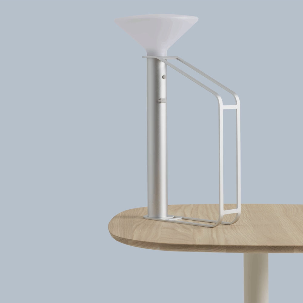 Tragbare Außenlampe PITON silber