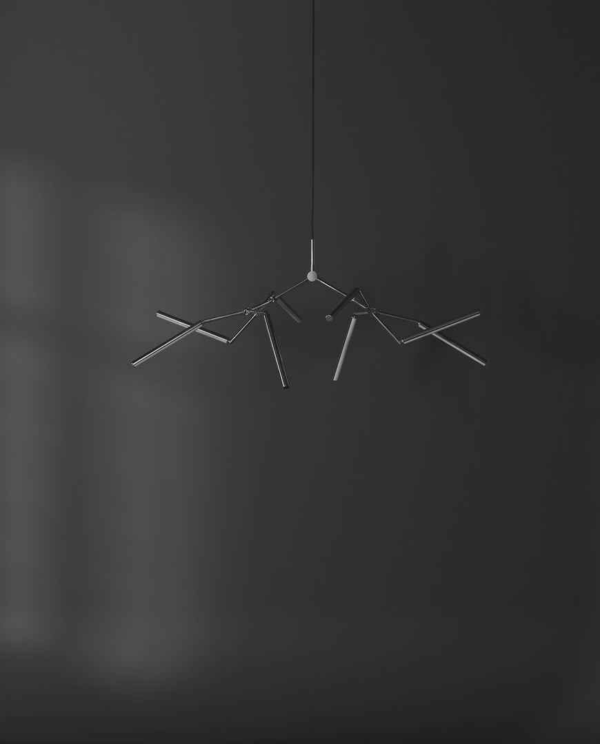 Żyrandol STICK chrom