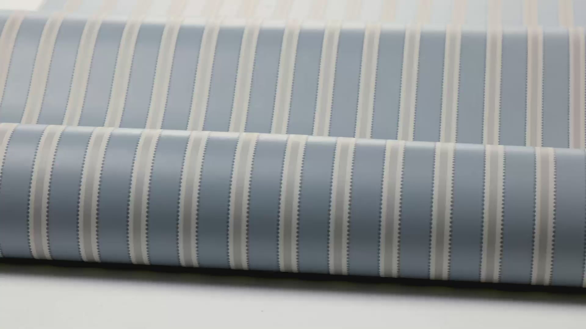 Striped Wallpaper PÄRLRAND Blue with Beige