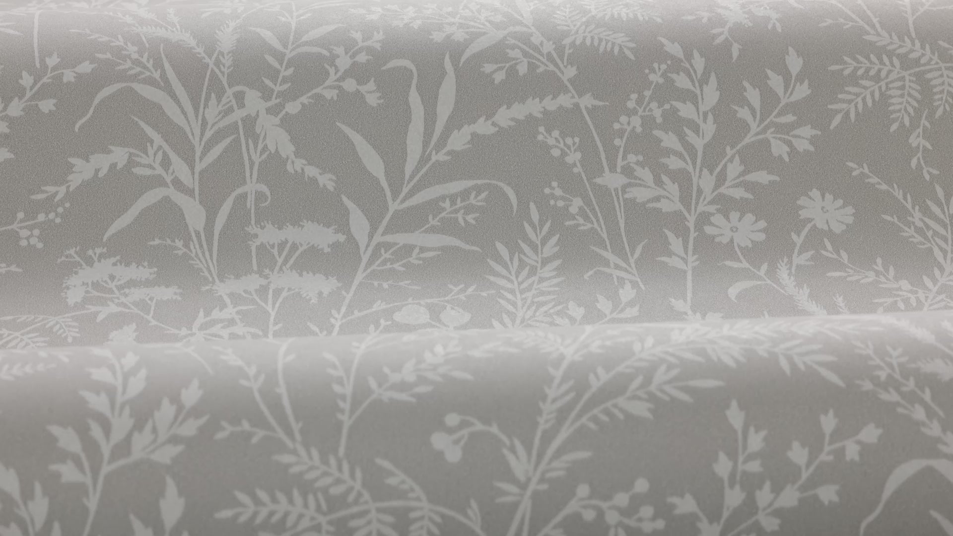Non-woven paper wallpaper with a floral pattern FLORIAN brown