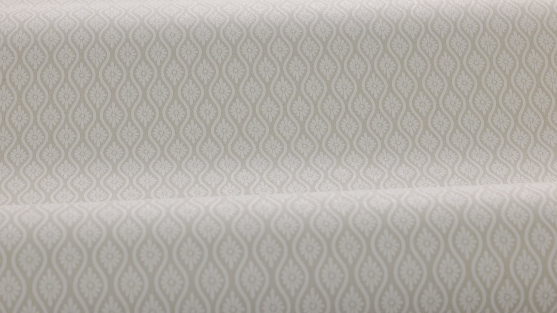 Vlies-Tapete mit pflanzlichem Muster MOA hellbraun