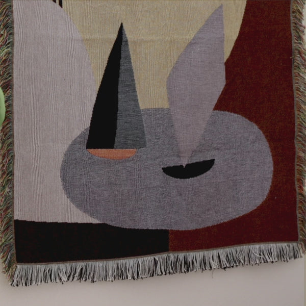 BIRD TAPESTRY bedspread organic cotton
