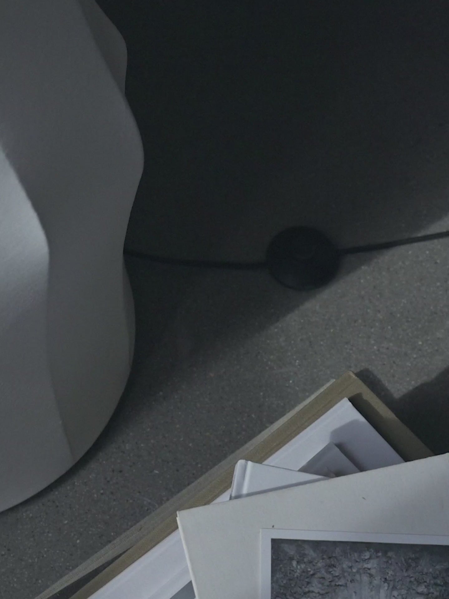 Dae white floor lamp