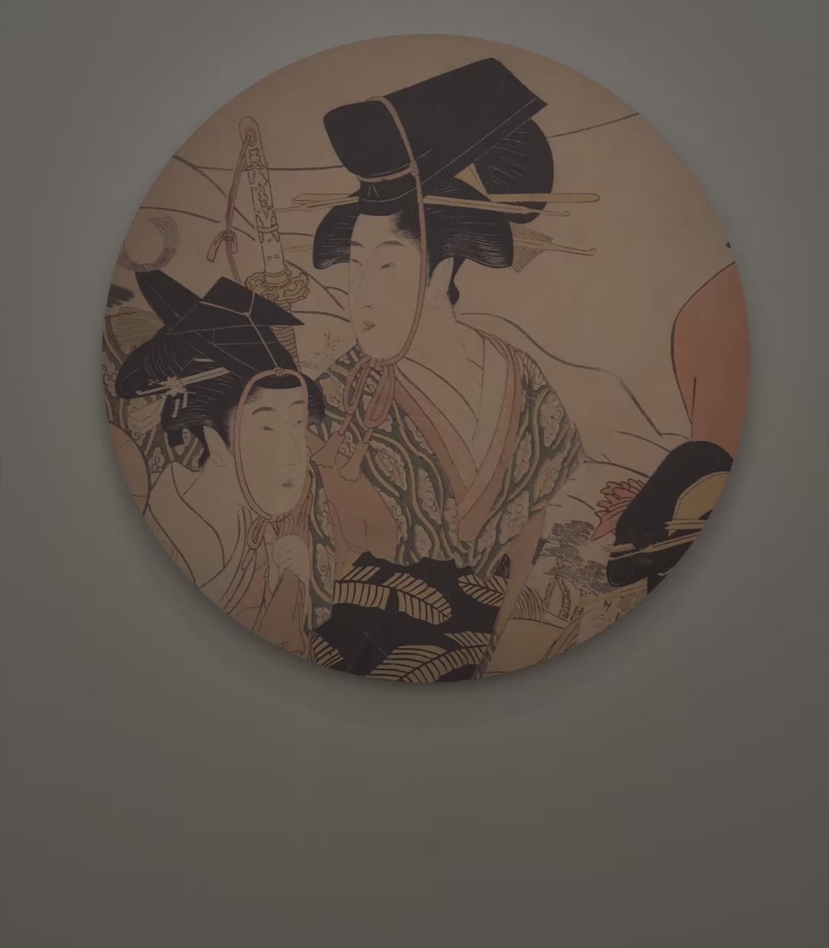 Lampa ścienna DOTS LIGHTING - BUSHIDO GATHERING piaskowy beżowy