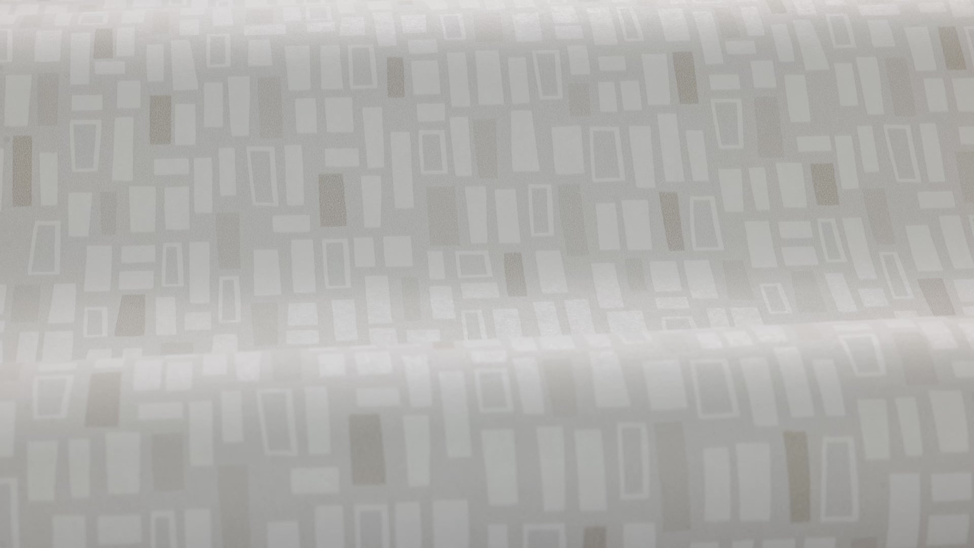 Tapeta flizelinowa papierowa z geometrycznym wzorem ELVIS szarozielony z białym