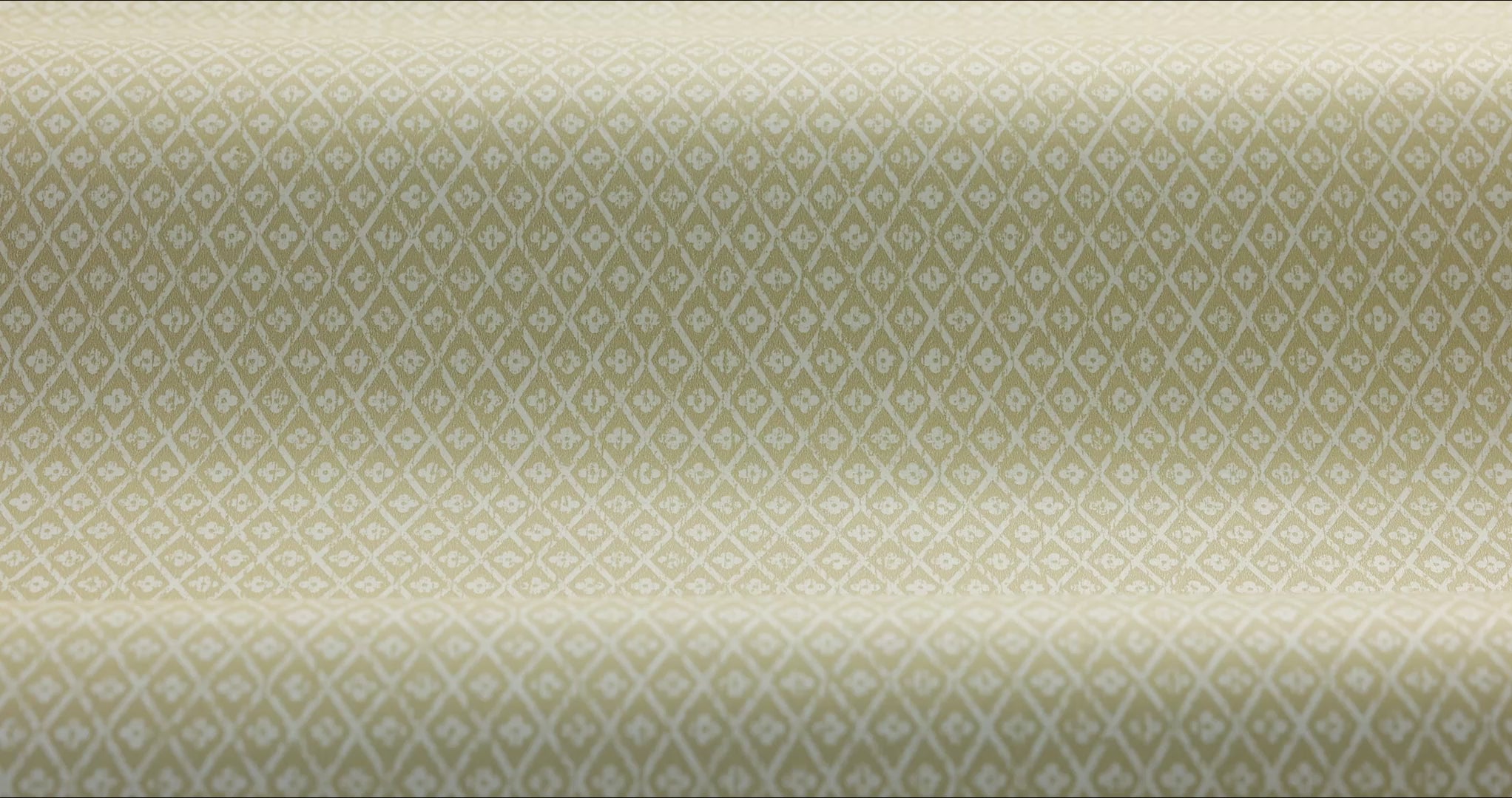 Geometric Pattern Wallpaper WILLOWHERB Yellow and White