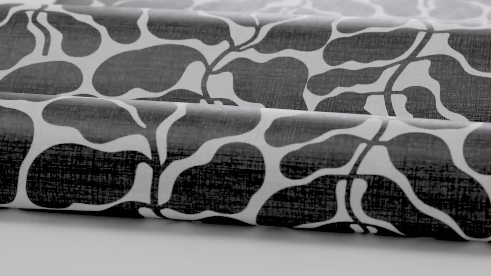 Tapeta flizelinowa papierowa z roślinnym wzorem MY SECRET GARDEN czarny z białym