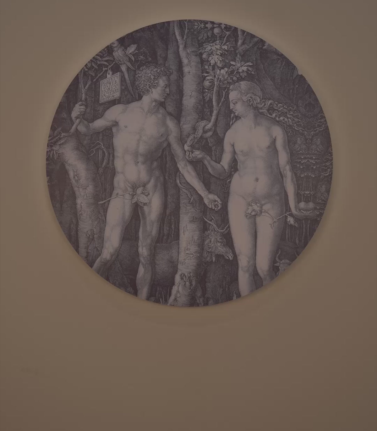 Lampa ścienna DOTS LIGHTING - FORBIDDEN FRUIT szary