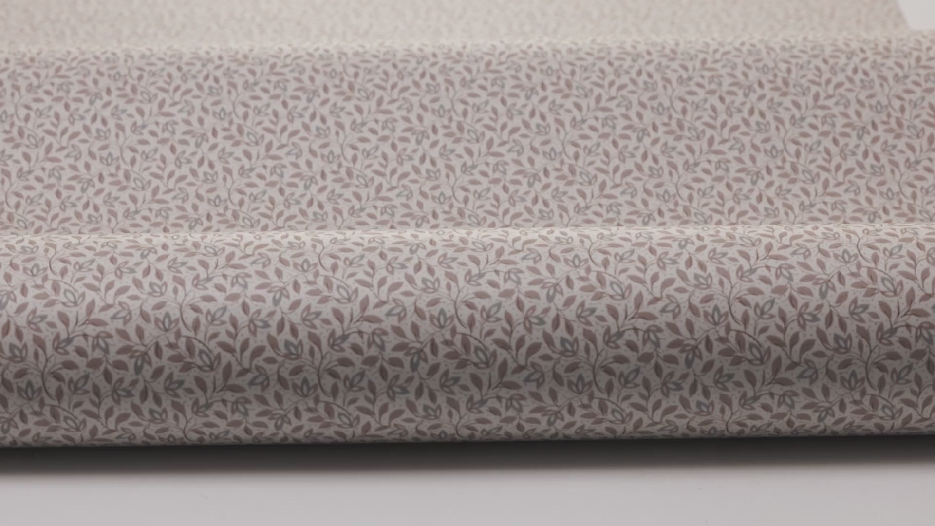 Tapete mit Pflanzenmotiv IDA braun mit weiß