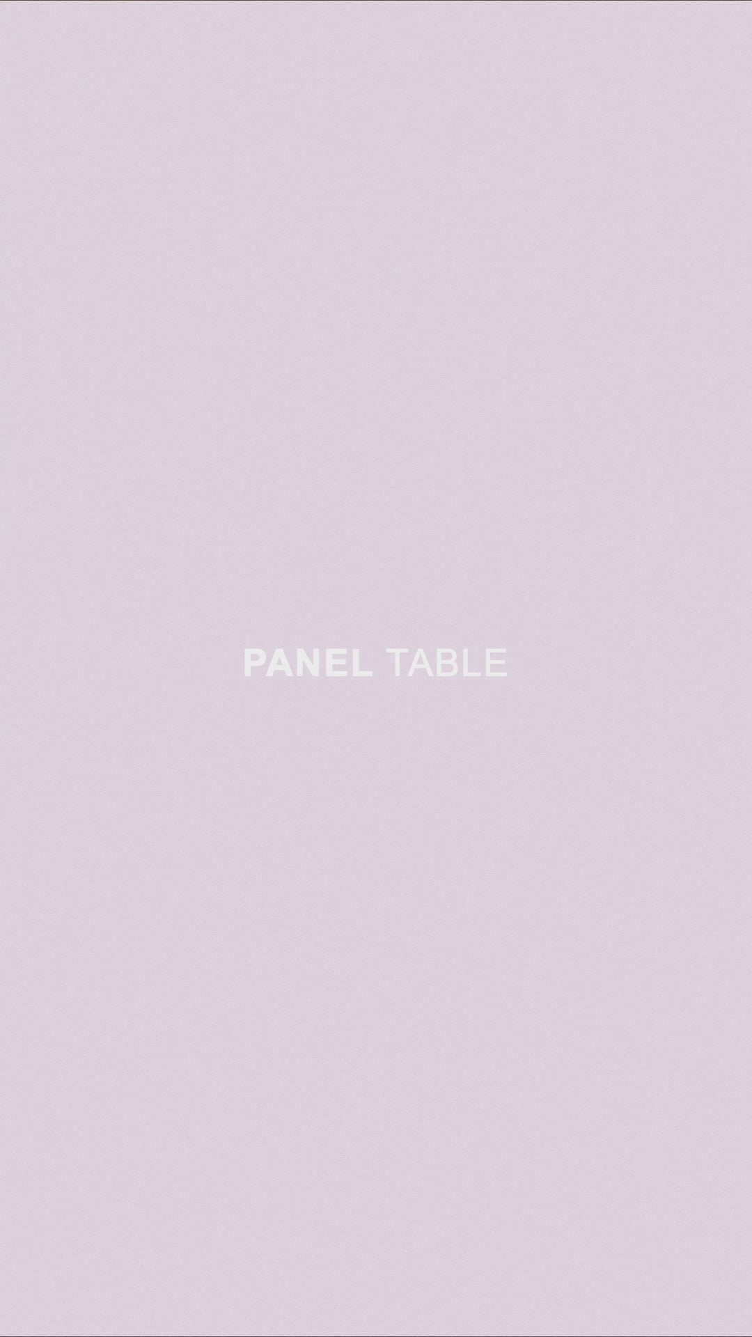 Table panel dark brown