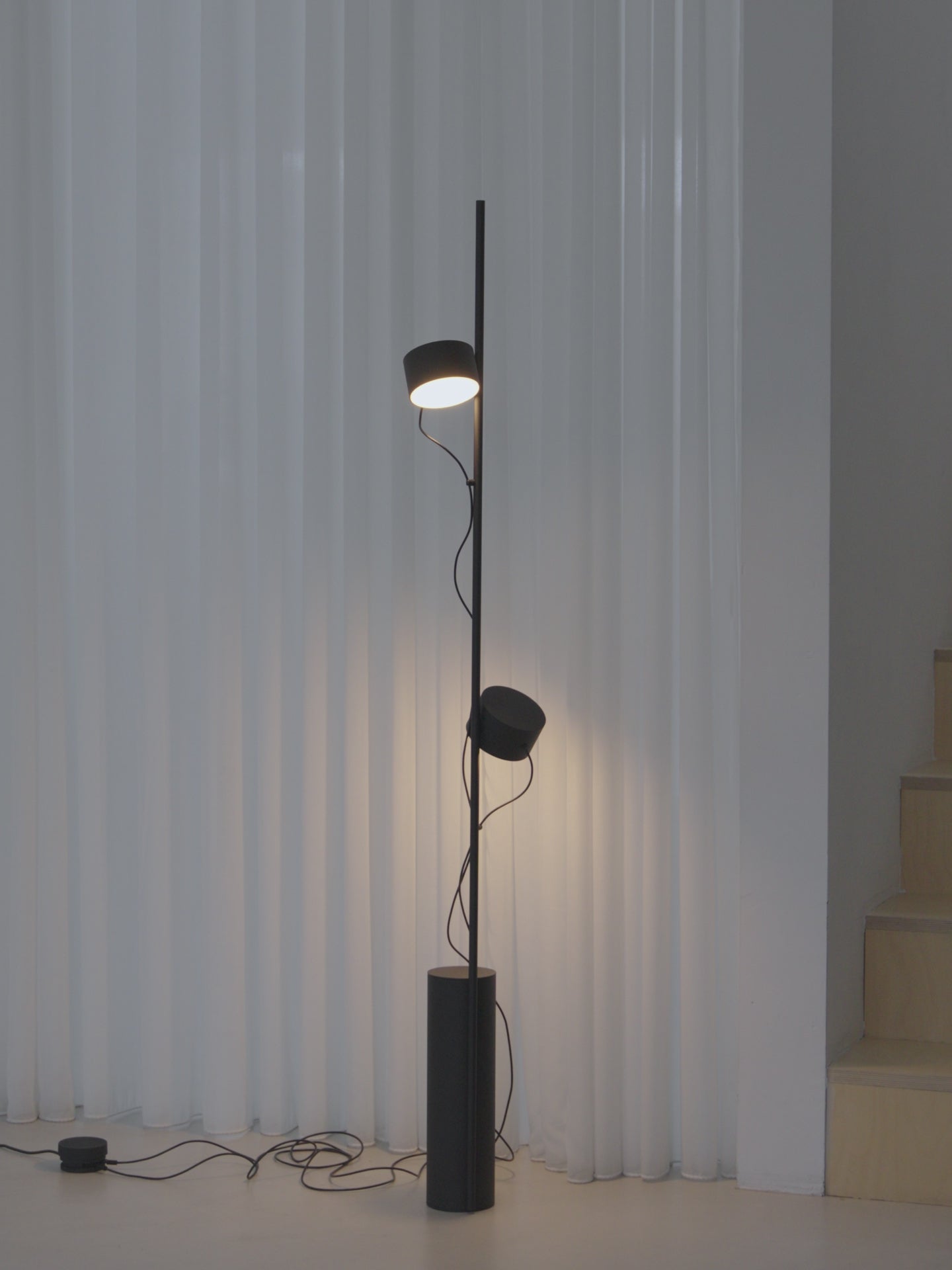 POST floor lamp brown-green