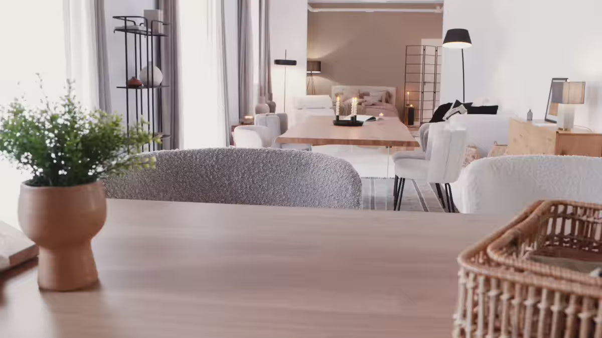 Łóżko DYLA biały boucle