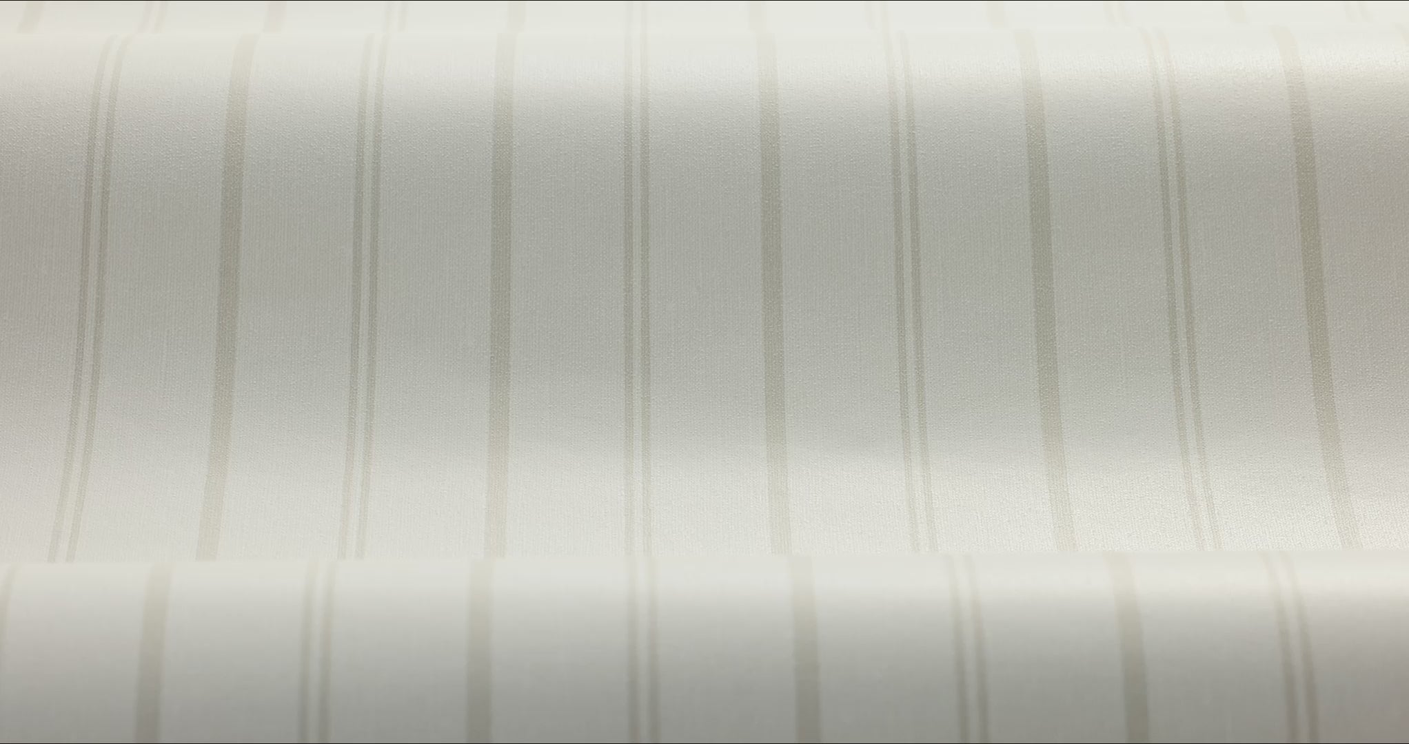 WOODLAND STRIPE striped wallpaper in white and gray