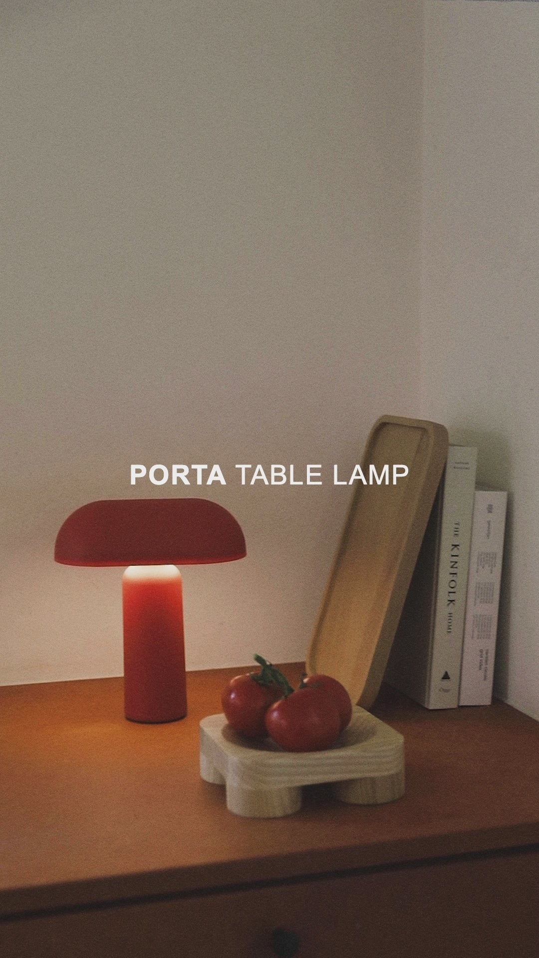 Lampa przenośna PORTA brązowy
