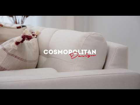 3-seater sofa with sleeping function BALI in dark gray bouclé with a black base