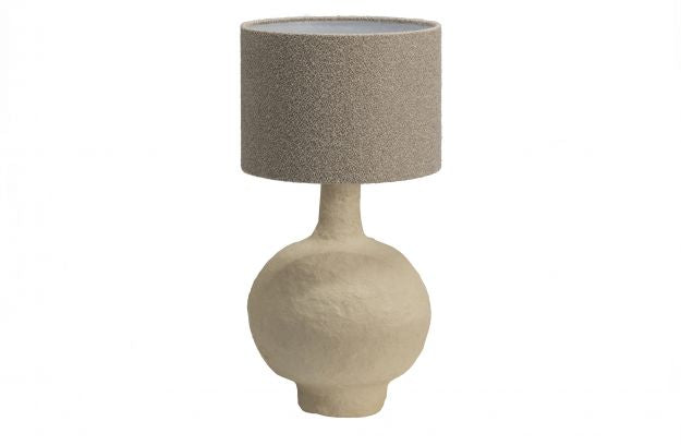 Podstawa do lampy IOS beżowy papier mâché