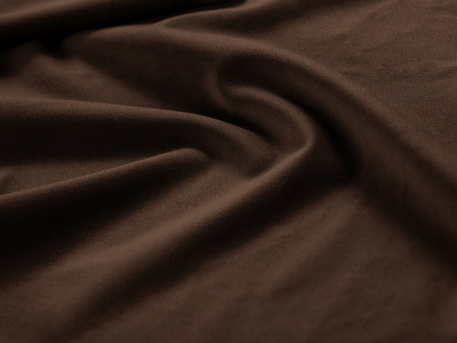 Puf aksamitny prostokątny GEORGIA czekoladowy