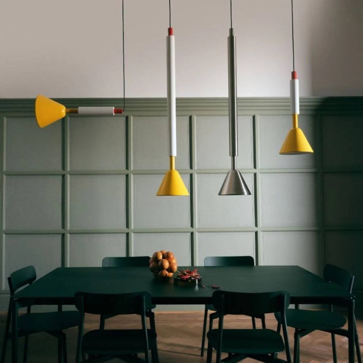 Lampa wisząca PYL żółty