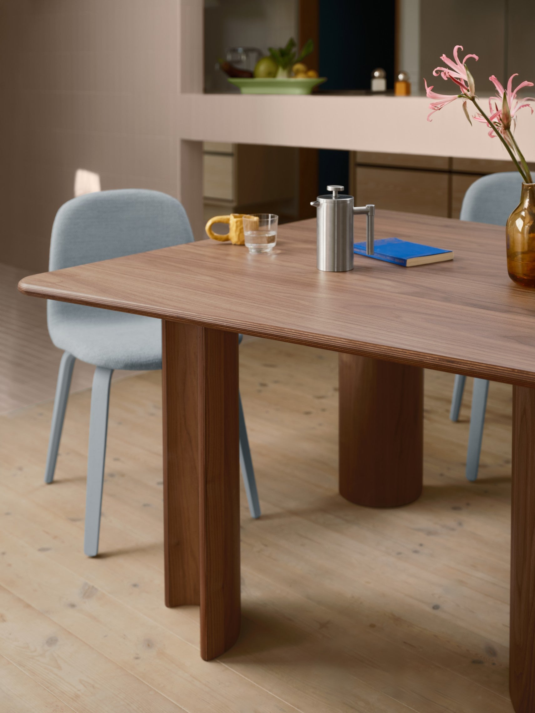 RE-NORM Walnut Veneer Table