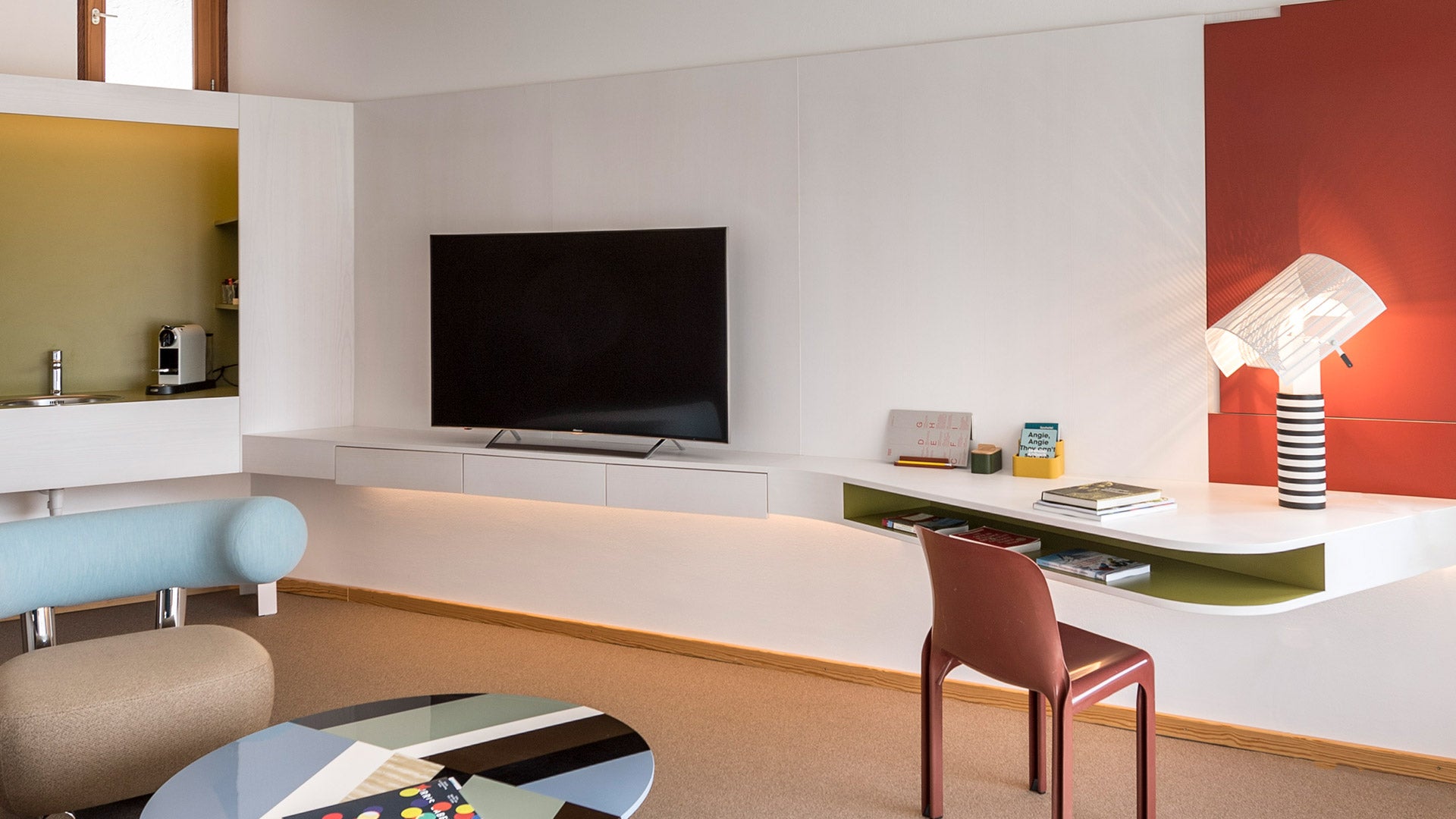 Lampa stołowa SHOGUN biały z czarnym