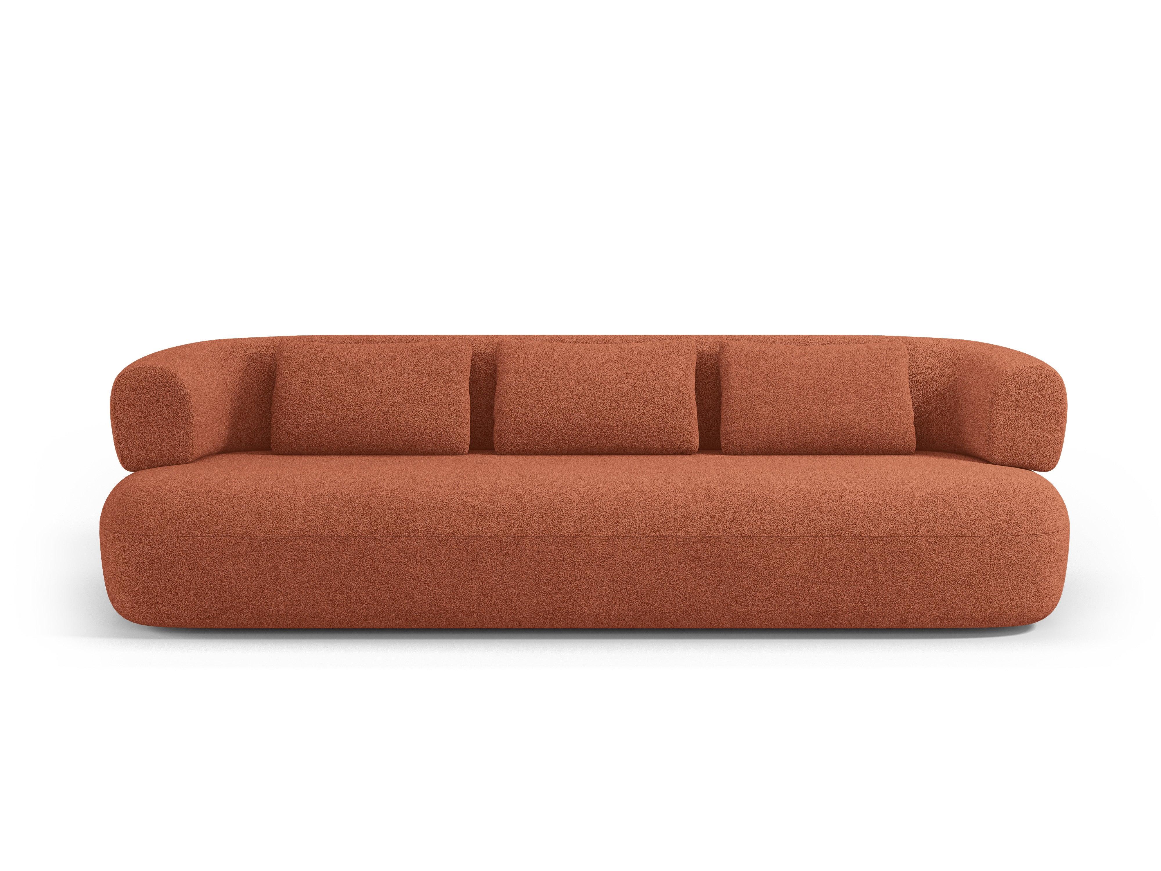 Sofa 4-osobowa ALDRIN ceglany boucle Windsor & Co    Eye on Design