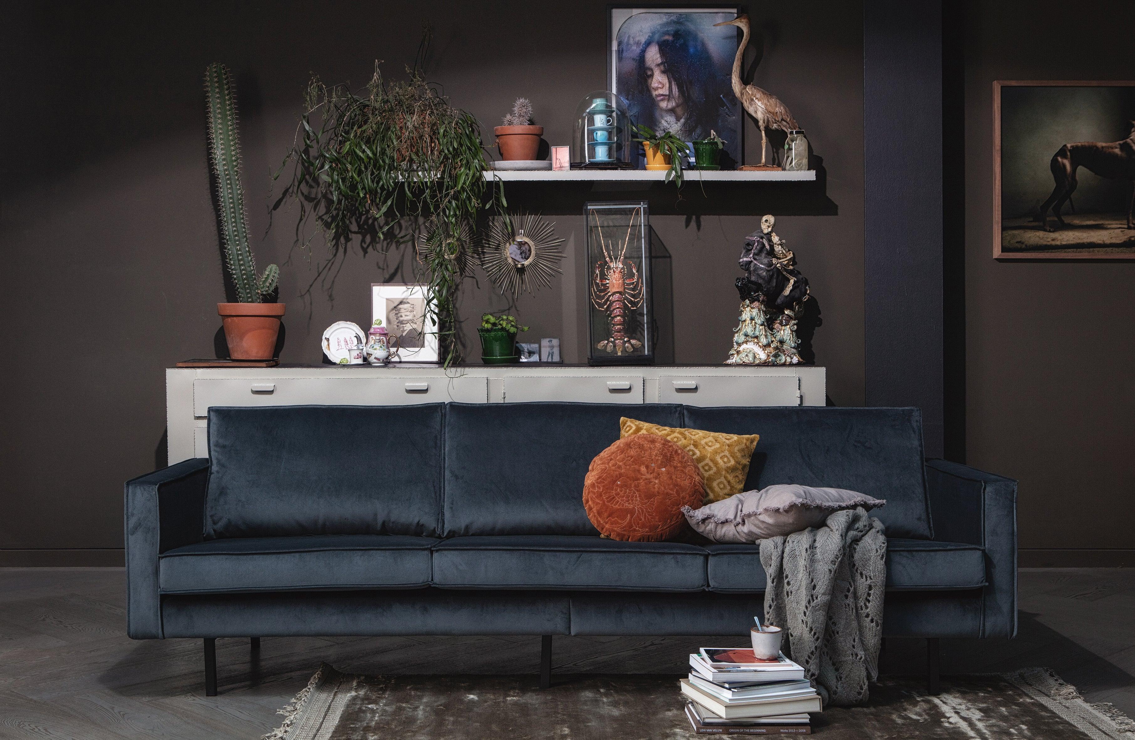 Rodeo Classic Senf Velvet Sofa