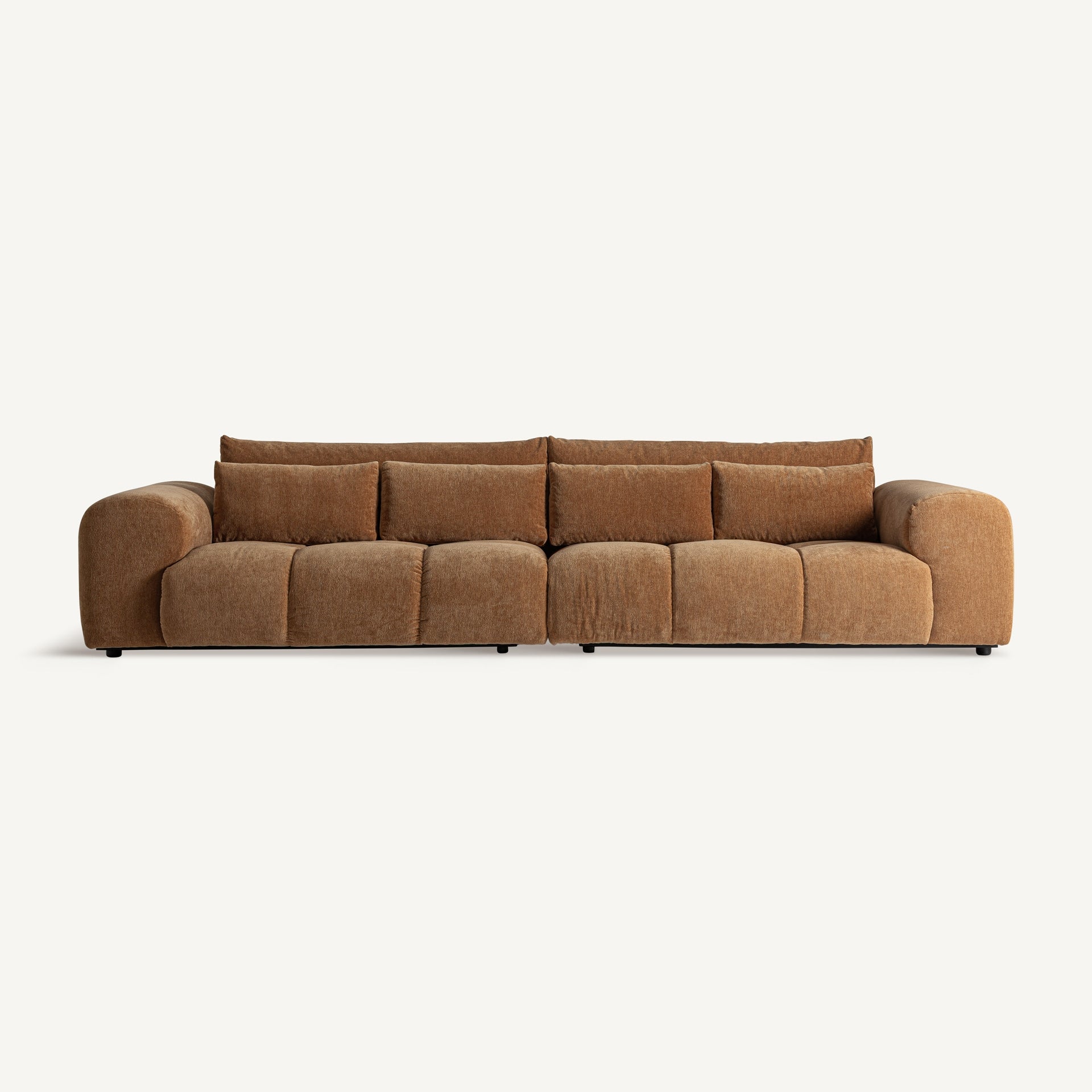 Sofa CARMAUX brązowy