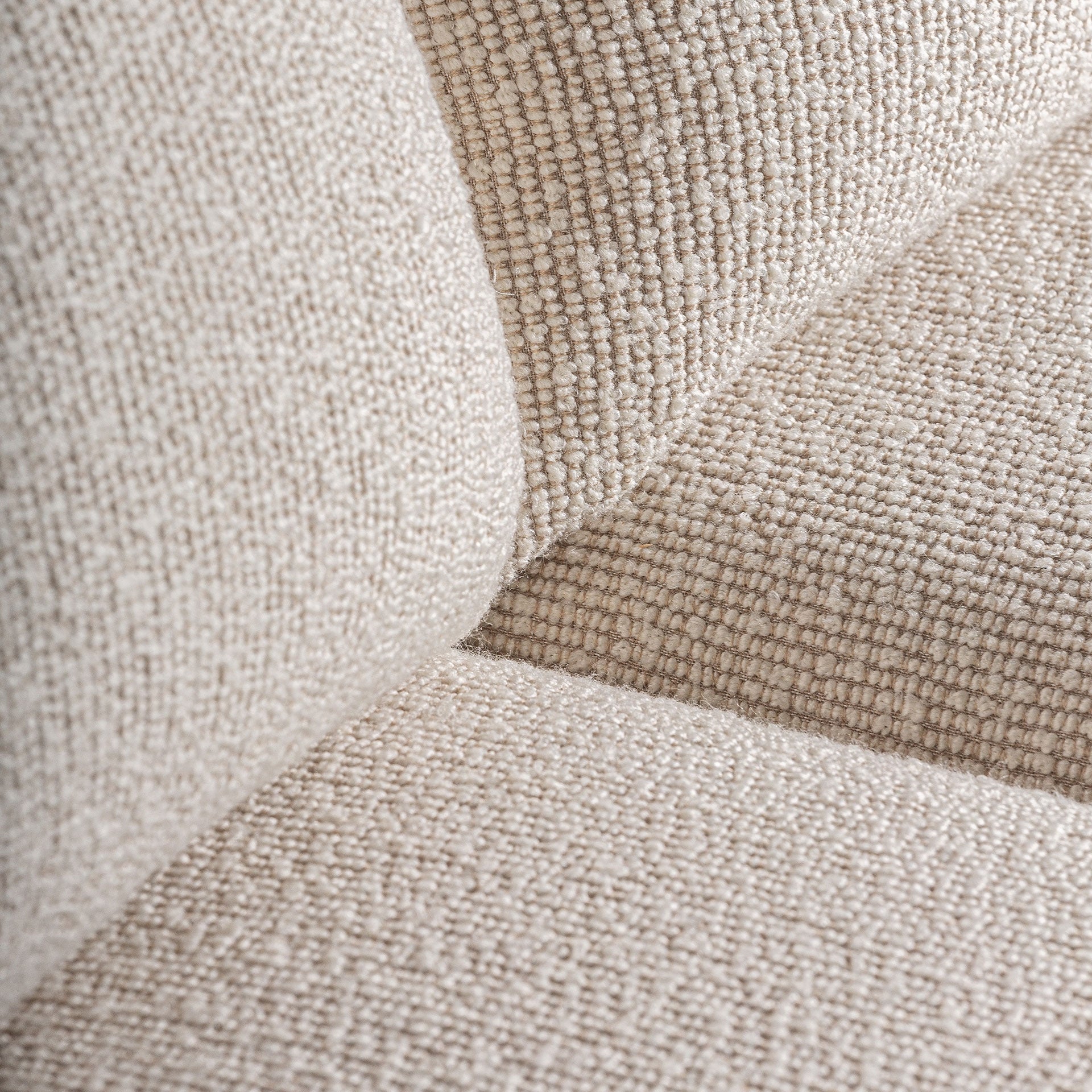 Sofa NARA beżowy z dębową podstawą