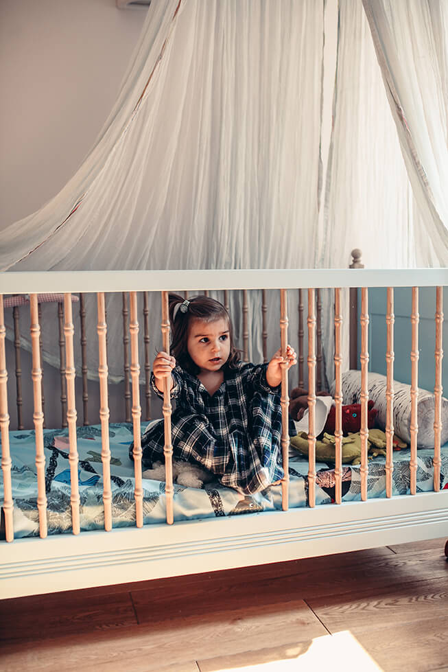 Łóżeczko dziecięce SOFIA błękitny